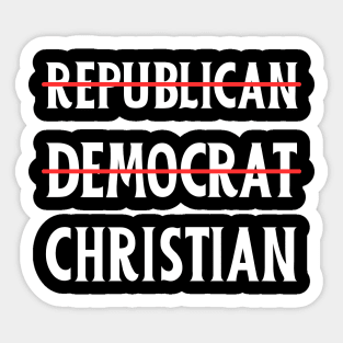 Republican-Jesus Sticker